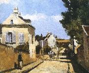 Camille Pissarro Pang Schwarz street map Sweden oil painting artist